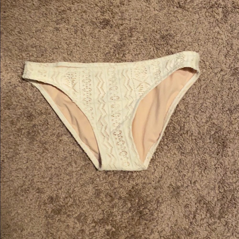 Lace swim bottoms